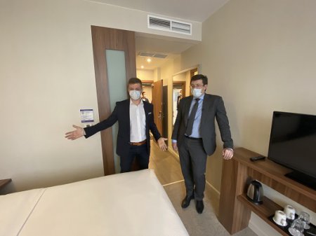 Глеб Никитин проверил готовность гостиниц к размещению медиков, ведущих борьбу с коронавирусом