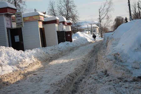 Снежные стены против водителей