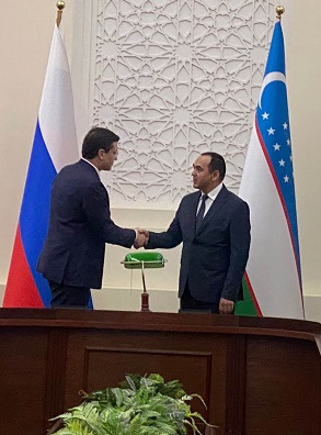 Глеб Никитин провел рабочую встречу с министром высшего и среднего специального образования Республики Узбекистан Абдукодиром Тошкуловым