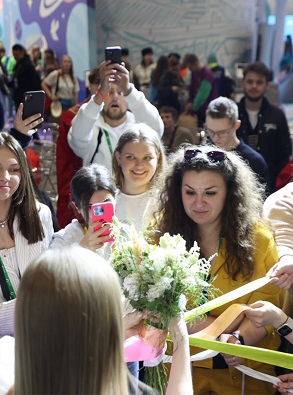 Нижегородцы продемонстрировали обрядовые свадебные традиции на Всемирном фестивале молодежи